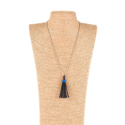 Asante Long Tassel Necklace